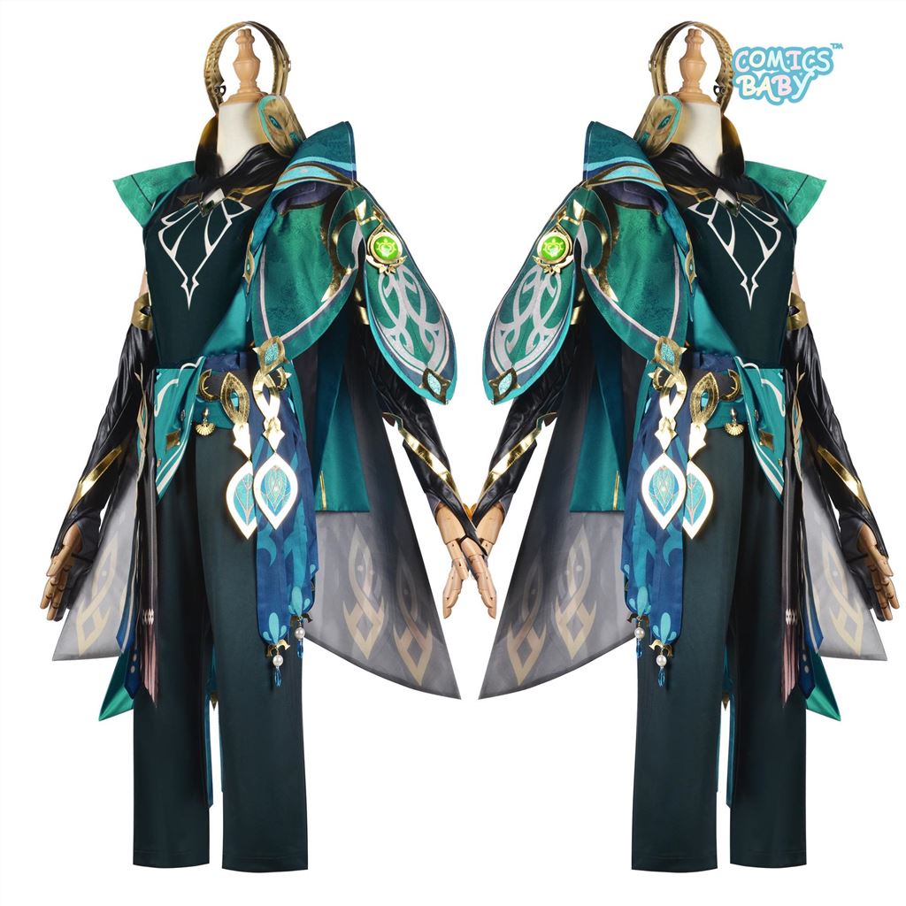 Genshin Impact Alhaitham cosplay costume game Anime Halloween  character wig