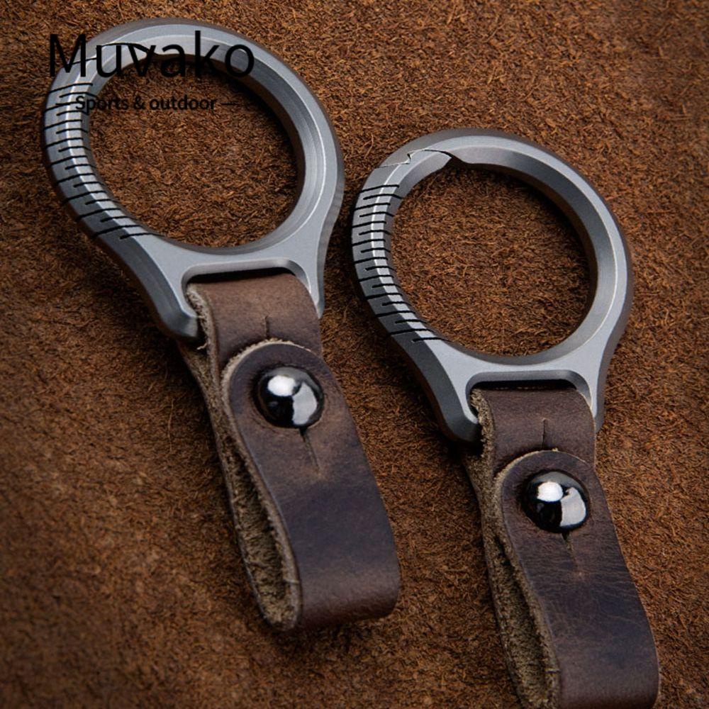 MUVAKO Móc Khóa Xe Hơi Bằng Hợp Kim Titan Cao Cấp