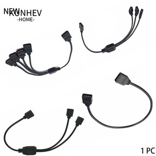KUNHEV Dây cáp nối dài đèn led Rgb 4 Pin Từ 1 Sang 1 2 3 4 cổng 3528 5050 chuyên dụng