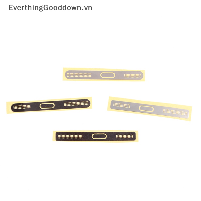 Set 1 / 2 Miếng Dán Lỗ Loa Bằng Kim Loại Chống Bụi Hình Vuông Cho IP 14Pro 13Max