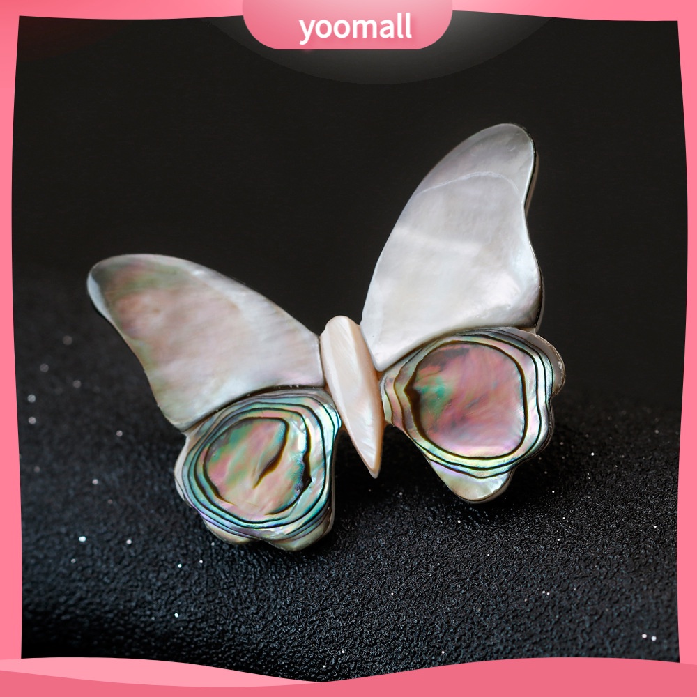 [YM] Ghim Cài Áo Hình Vỏ Sò Bướm Tinh Tế Cho Nữ