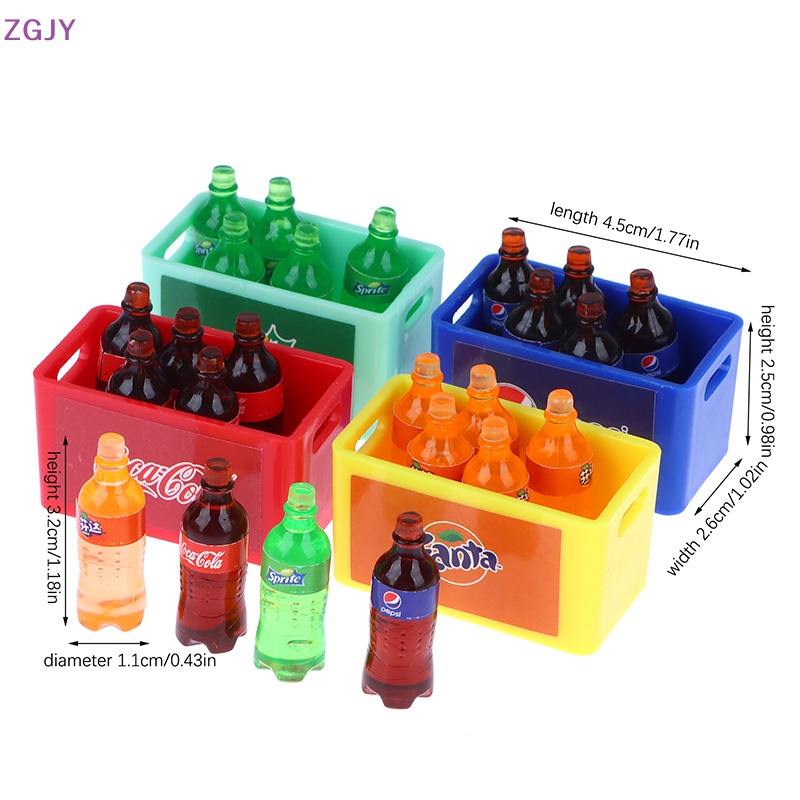 Mô Hình Chai Nước Mini 1 / 12 Dùng Trang Trí Nhà Búp Bê Mới