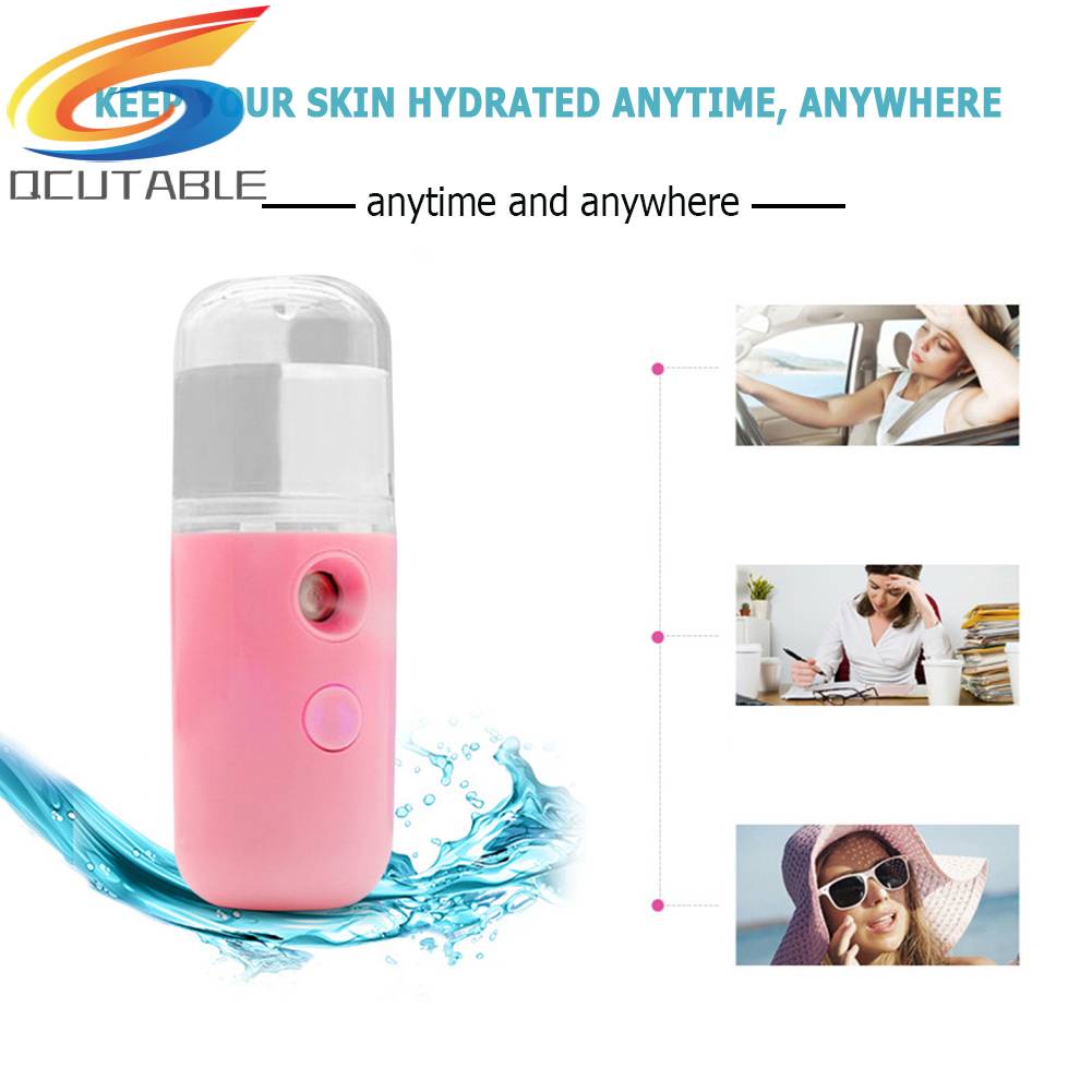 Máy Phun Sương Nano Mini 30ml Dưỡng Ẩm Cho Da Mặt Sạc USB Tiện Dụng