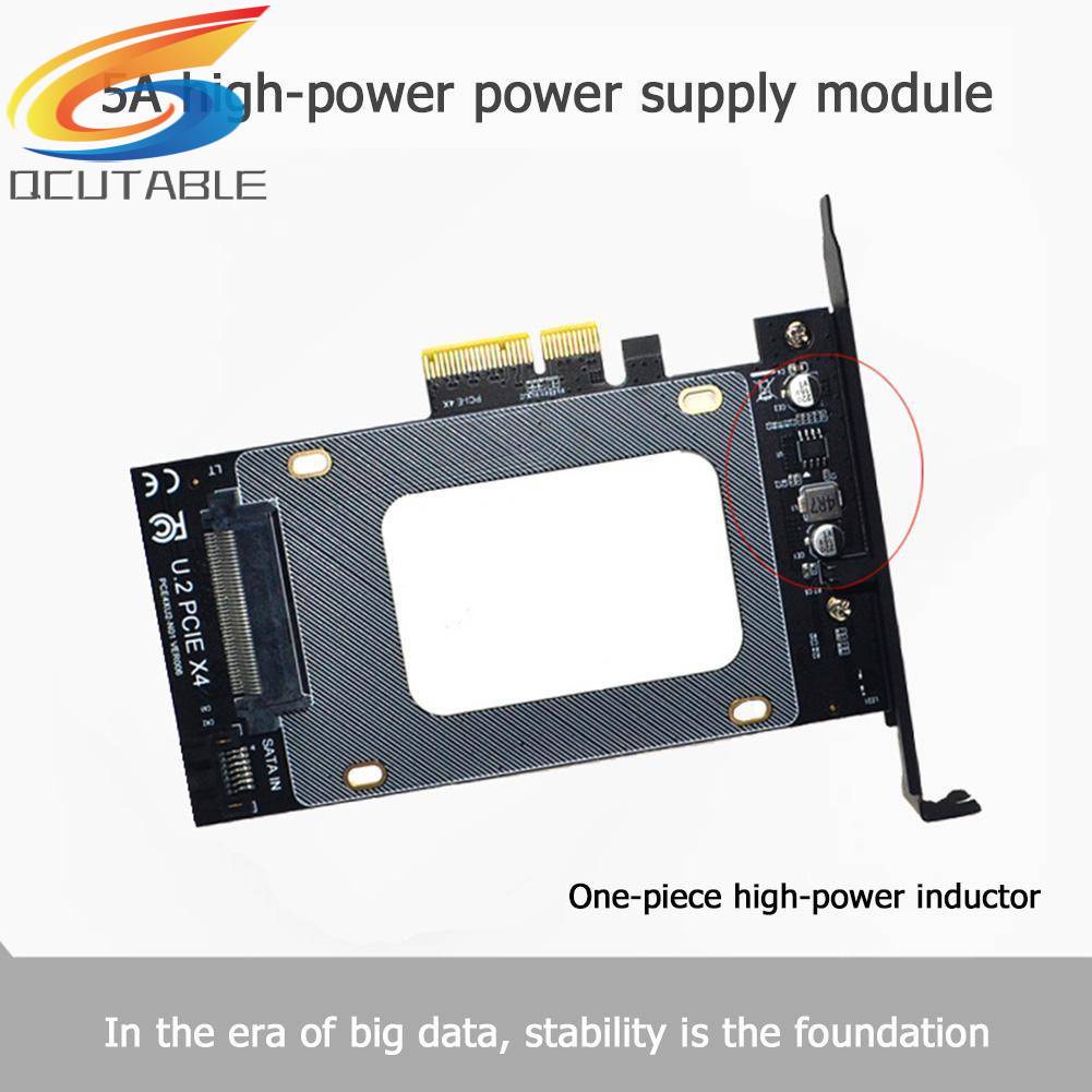 Thẻ Mở Rộng PCIE X4 3.0 U.2 Sang PCIE SFF-8639 Sang SATA SSD