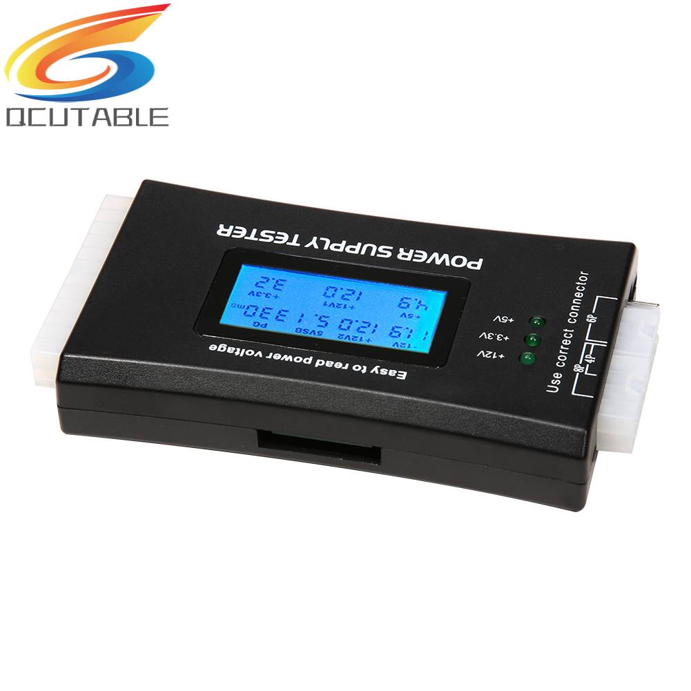 Dụng Cụ Kiểm Tra Nguồn Điện 20 / 24 Pin Với Màn Hình LCD Kỹ Thuật Số