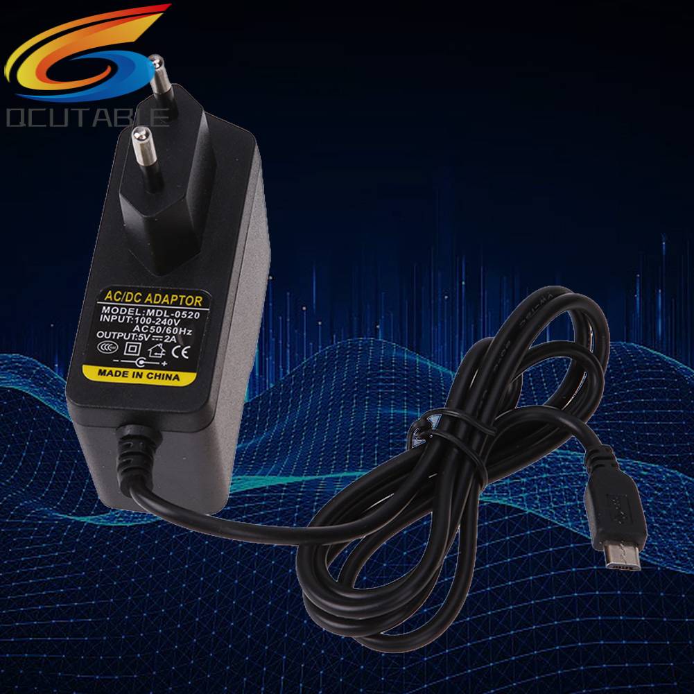 Bộ SạC NguồN ĐiệN EU AC Sang DC 5V 2A Micro USB Cho MáY TíNh BảNg Windows Android