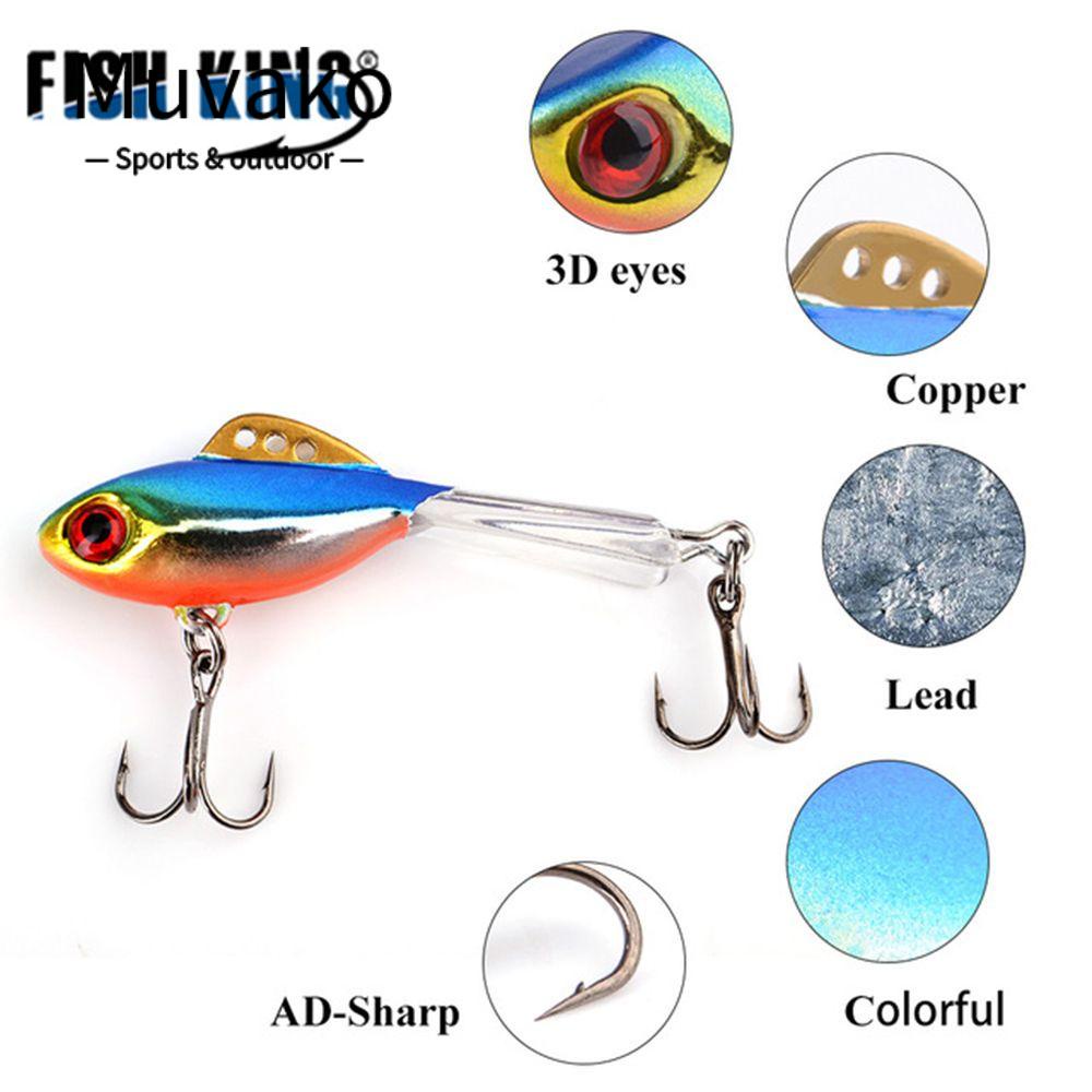 MUVAKO Mồi Câu Cá Giả Cứng Chất Lượng Cao