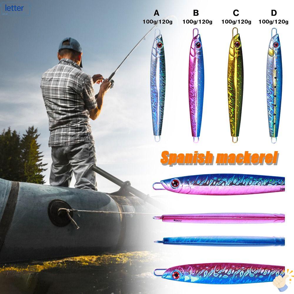 LET Mồi Câu Cá Giả Bằng Kim Loại 4 Màu 100g 120g