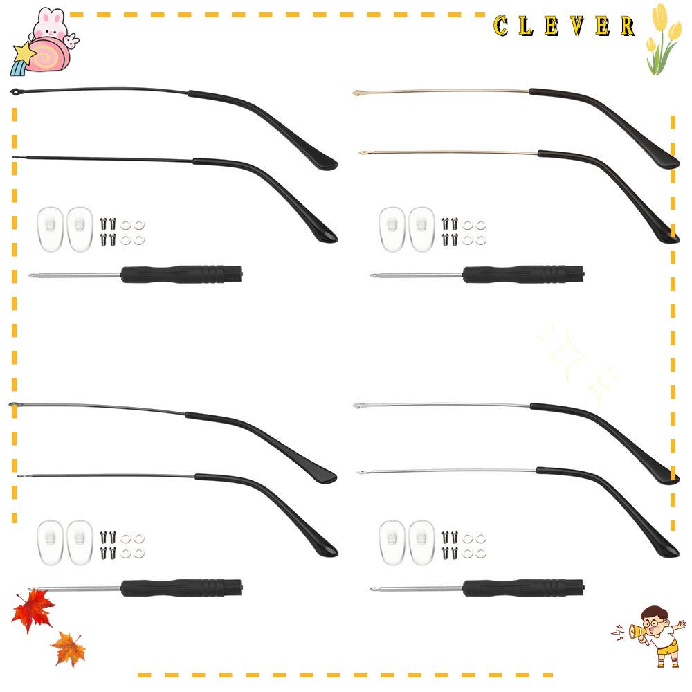 CLEVER 1 Cặp Dụng Cụ Sửa Chữa Mắt Kính Bằng Kim Loại Chống Trượt