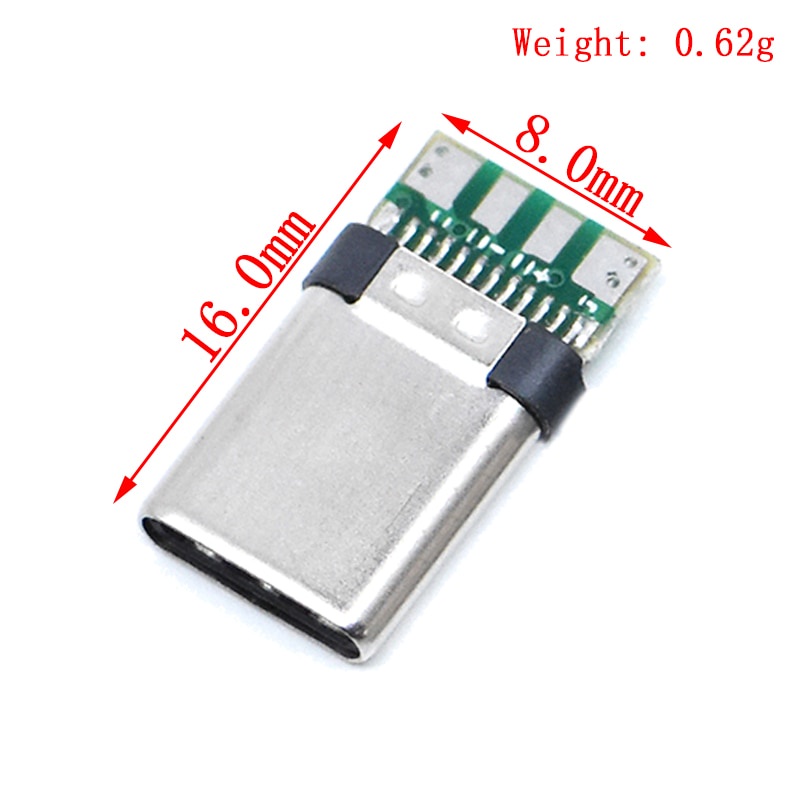 Set 10 Đầu Nối Chuyển Đổi USB 3.1 Type-C 24 Chấu Male / Female Sang Female 24 Pins
