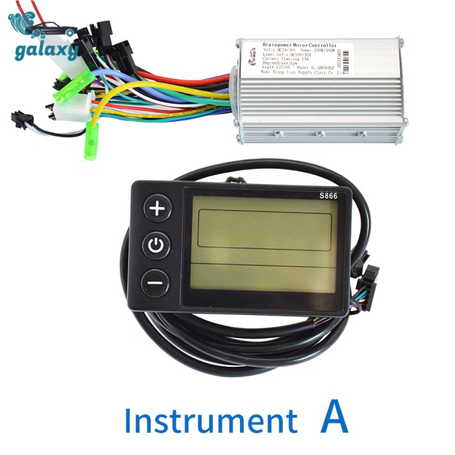 Galaxy Bộ Điều Khiển Không Chổi Than Màn Hình Lcd 250-350w 24-48v Chuyên Dụng Cho Xe Đạp Leo Nú