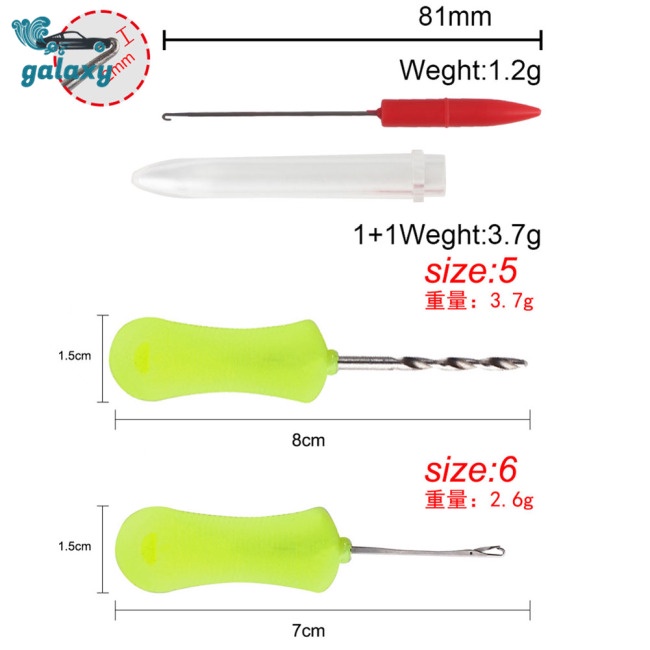 Galaxy Set 1 / 4 Kim Câu Cá Bằng Thép Không Gỉ