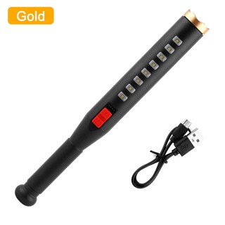 Outdoor Led Flashlight Waterproof Usb Rechargeable High Brightness Intelligent Power Display Cob Baseball Bat