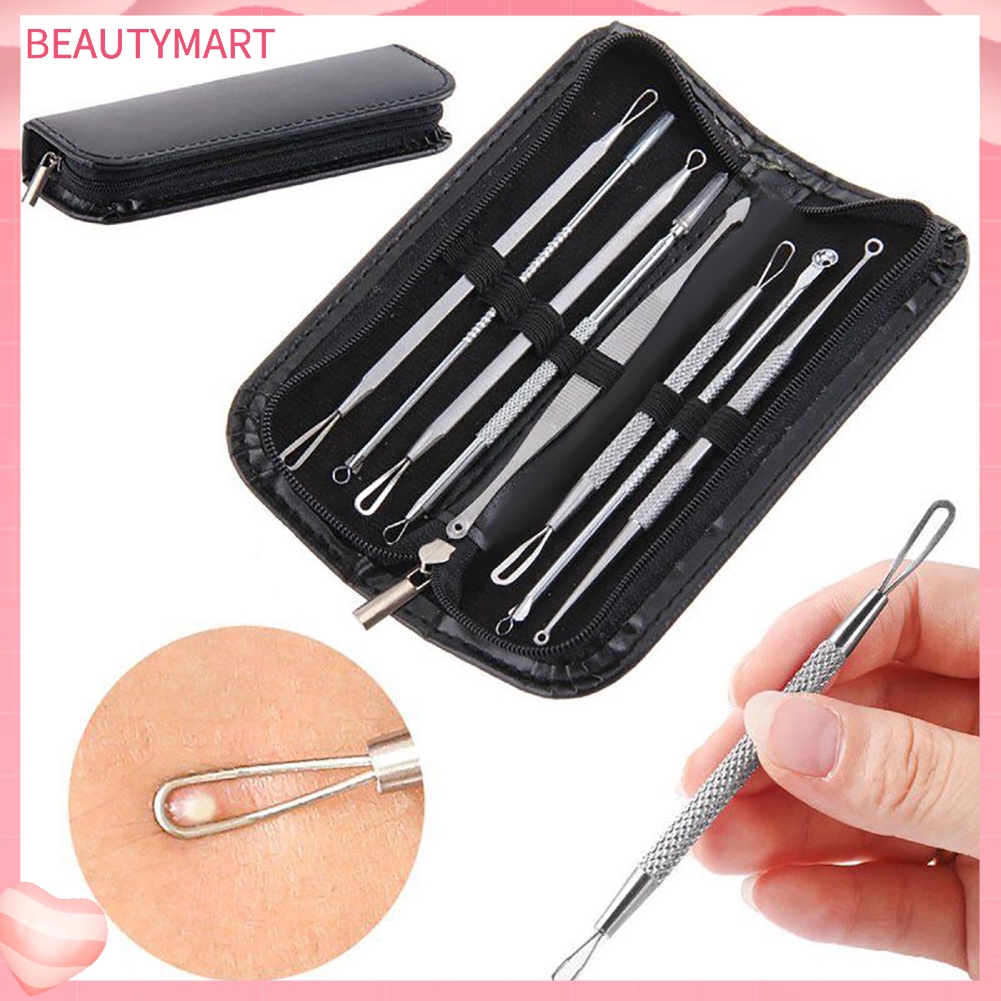 Bộ 8 Dụng Cụ Nặn Mụn Đầu Đen Làm Sạch Da