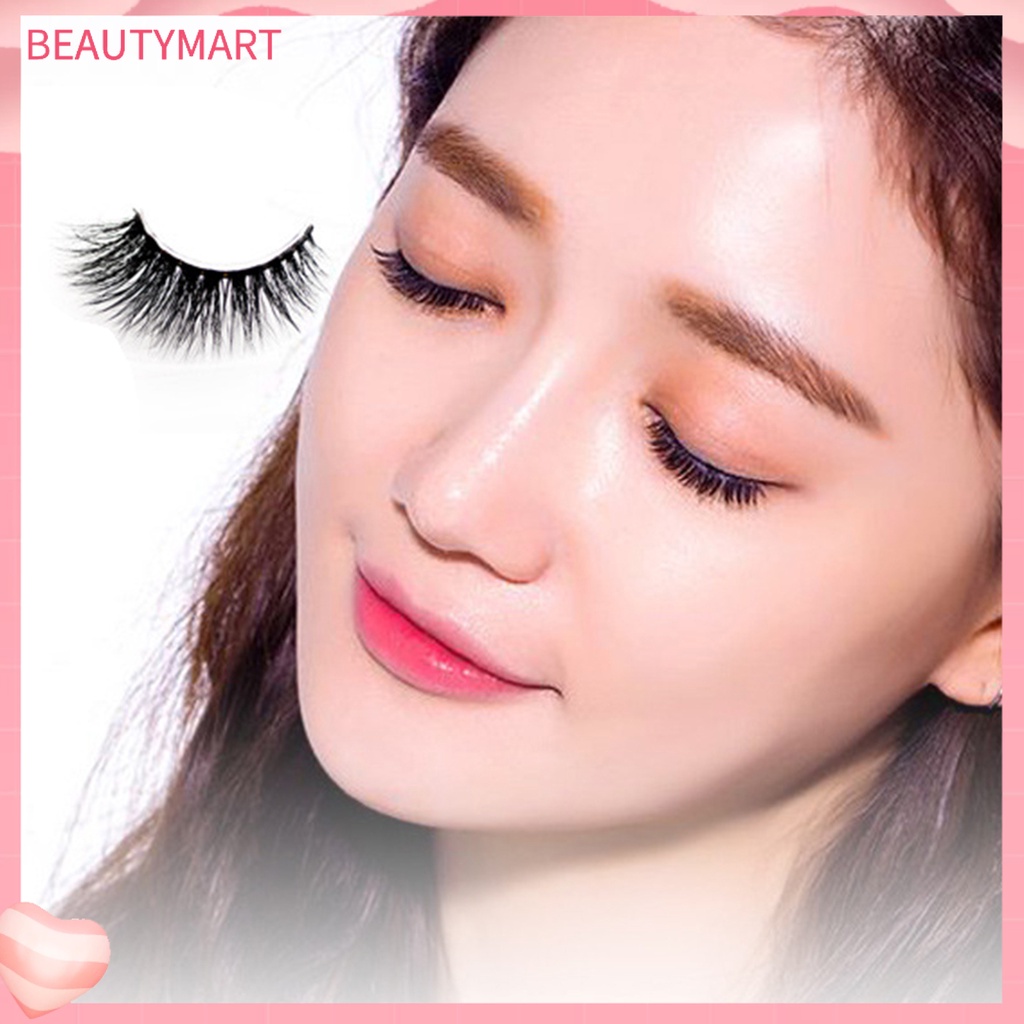 Set 10 Cặp Lông Mi Giả Màu Đen Dài Tự Nhiên Trang Điểm Cho Nữ