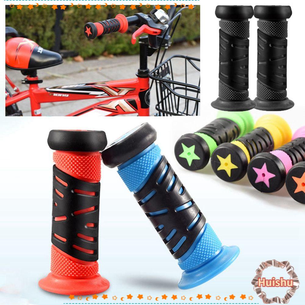 HS 1 Cặp Vỏ Bọc Tay Lái Xe Đạp Ba Bánh Bằng Cao Su Chống Trượt