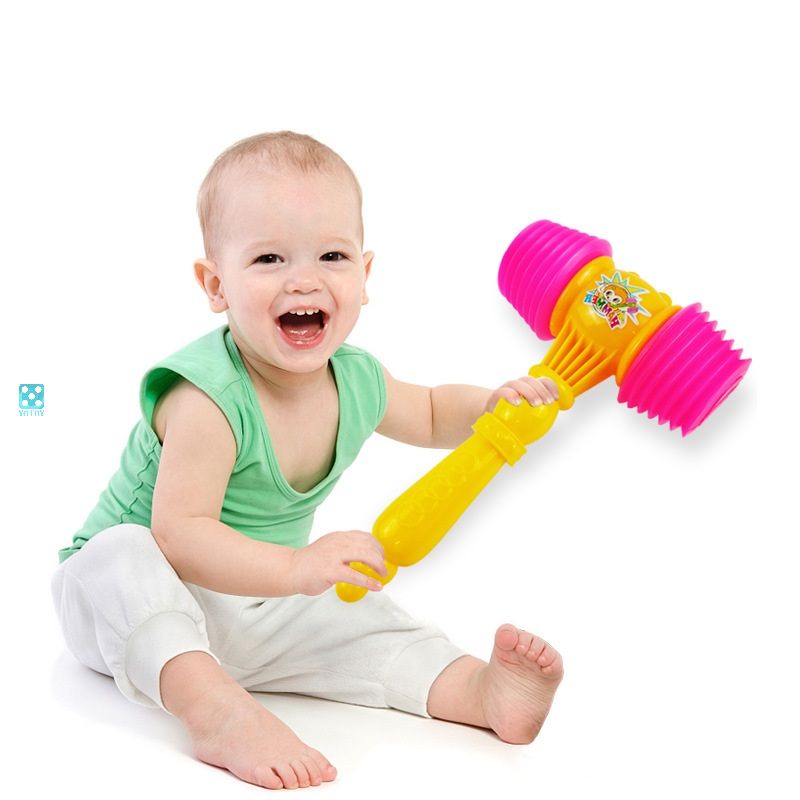 Đồ chơi búa gõ Hammer búa đập kêu chít chít vui nhộn size to cho bé thích thú