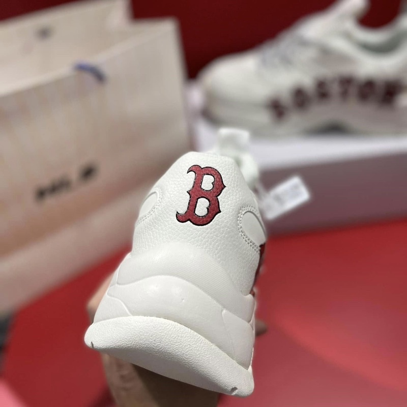 Giày thể thao sneaker MLB 1:1 LA, BOSTON, NY ĐEN VÀNG nam nữ FULL phụ kiên tặng box