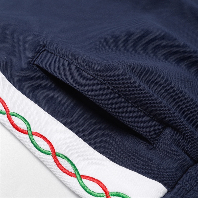 Quần ngắn ống rộng Thêu Chữ G Đôi Thời Trang Xu Hướng Chất Lượng Cao Cho Nam Và Nữ