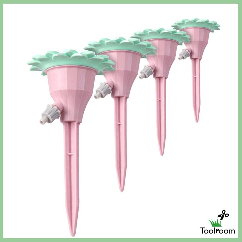 Set 4 Đầu Tưới Nước Tự Động Gắn Giỏ Cây Sân Vườn