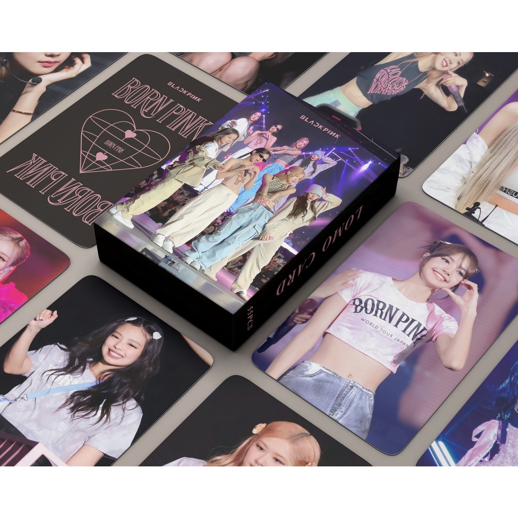 BLACKPINK Born Pink World Tour Encore Photocard ROSE JENNIE JISOO LISA Coachella 2023 Vogue Shut Down & PINK VENOM & Ready for Love & 2022 Welcoming Collection Lomo Card