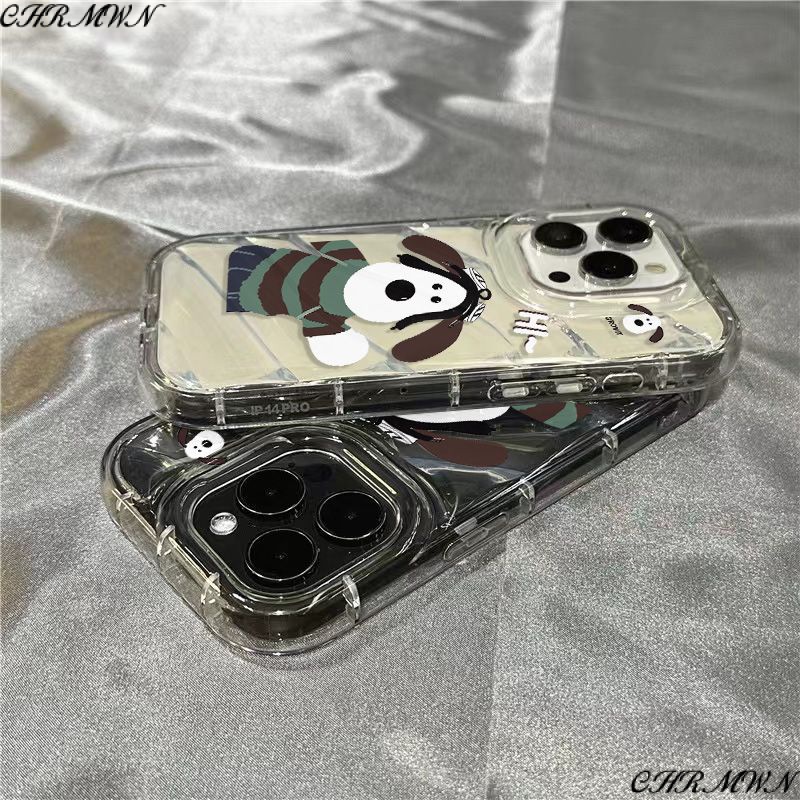 Ốp Điện Thoại Mềm Trong Suốt In Hình Chú Chó Dễ Thương Cho Iphone14promax HI / 13127sins / Palm 11 plus xr / 8 XD5O