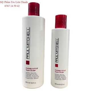 Gel tạo nếp cho tóc uốn mùi táo xanh Paul Mitchell Super Sculpt 500ml