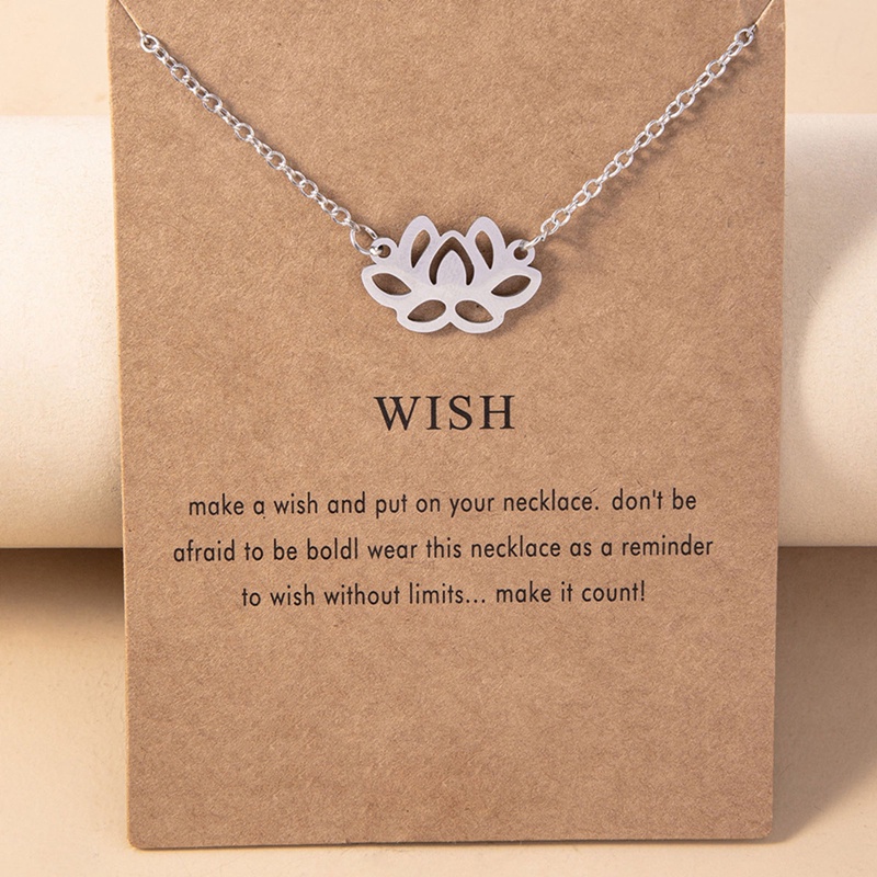 Ygt Vòng Cổ Choker Bằng Thép Không Gỉ Mặt Hoa Sen Lớn Thời Trang Dành Cho Nữ