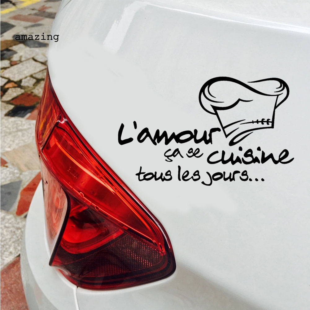 Miếng Dán Phản Quang Họa Tiết Chữ Sáng Tạo Trang Trí Thân Xe Hơi / Xe Tải