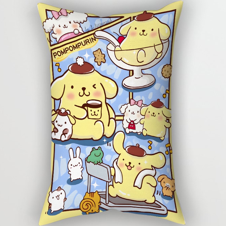 Sanrio Áo Gối Hình Chữ Nhật Cinnamoroll & Kuromi & Hello Kitty & Melody Bằng Polyester Trang Trí Nhà Cửa