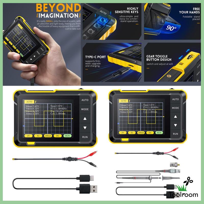 Máy Đo Dao Động Kỹ Thuật Số Cầm Tay 200KHz 400V Dùng Sửa Chữa Điện Tử DIY