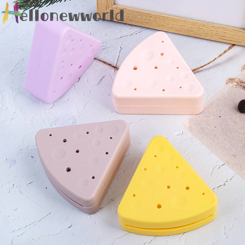 Hộp Đựng Mút Trang Điểm Silicone Hình Tam Giác Tiện Lợi Cho Đi Du Lịch