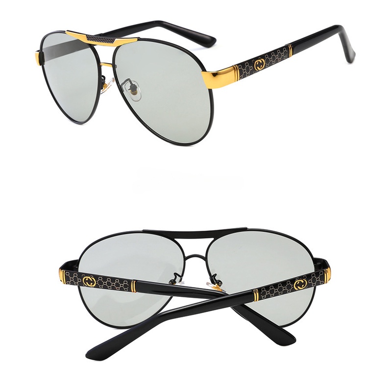 O ay and night color-changing shades for men kính râm kính râm phân cực gương của sông kính râm thời trang