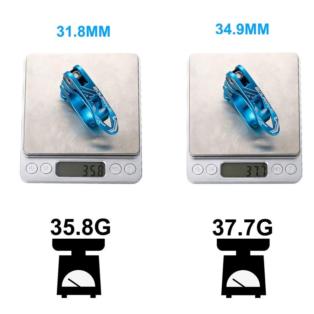 Kẹp Yên Xe Đạp Leo Núi Bằng Hợp Kim Nhôm Siêu Nhẹ Màu Đen / Xanh Dương / Đỏ / Vàng