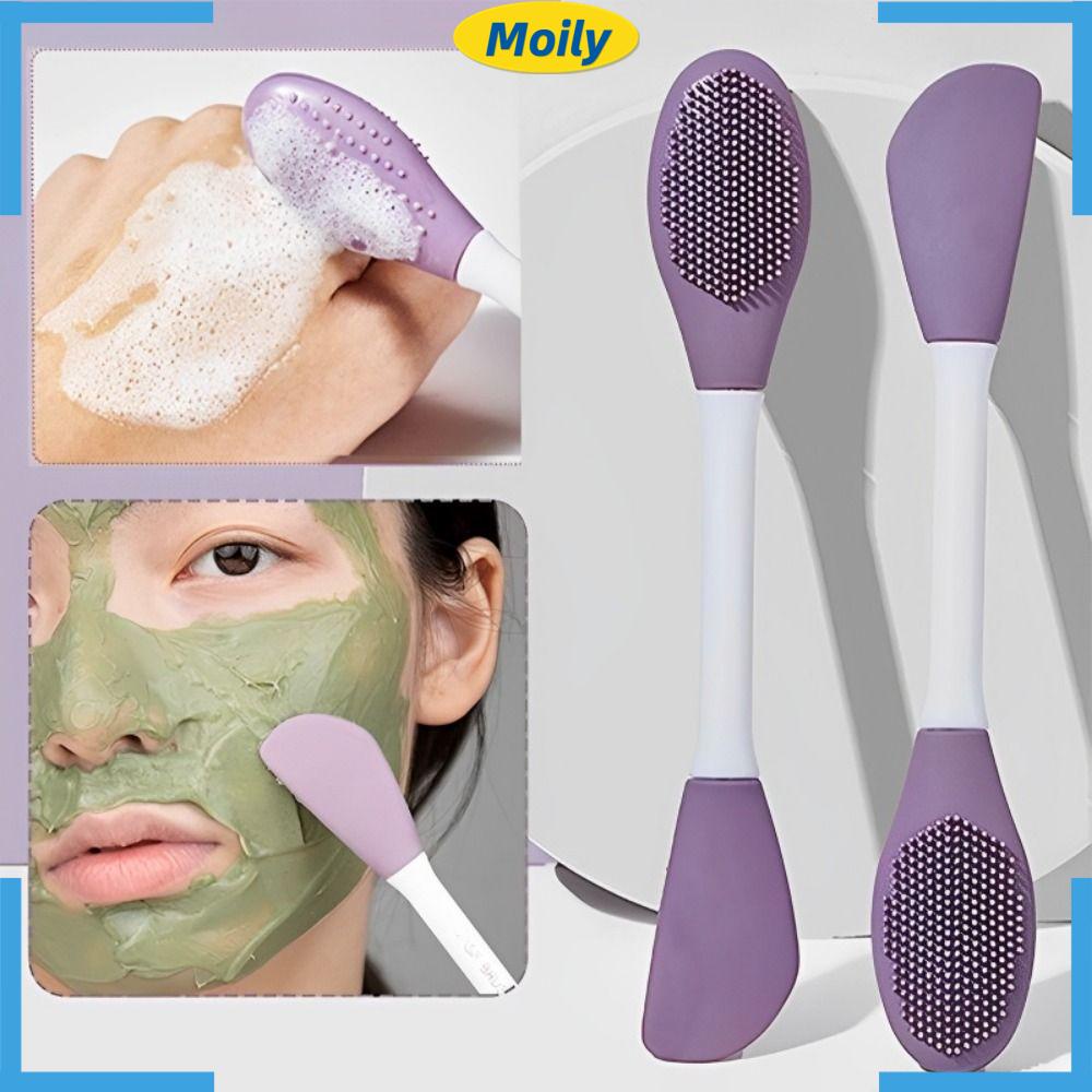 Set 3 Cọ Trang Điểm Hai Đầu Bằng Silicon Mềm Mại Chăm Sóc Da DIY