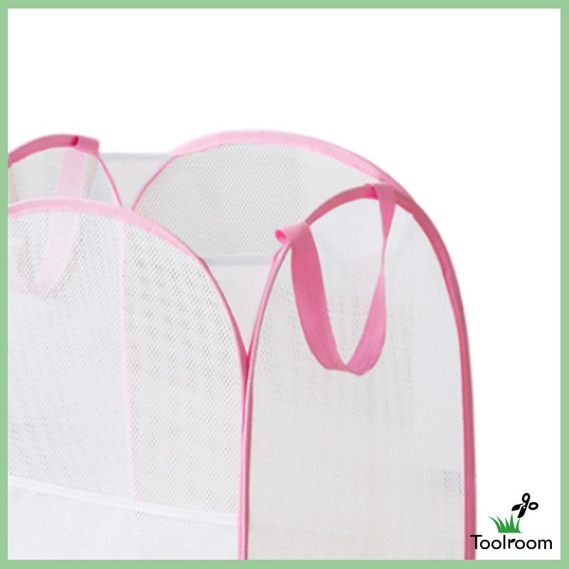 Giỏ Lưới Đựng Đồ Giặt Ủi / Đồ Dùng Có Thể Gấp Gọn Tiện Dụng Mang Theo Du Lịch / Cắm Trại