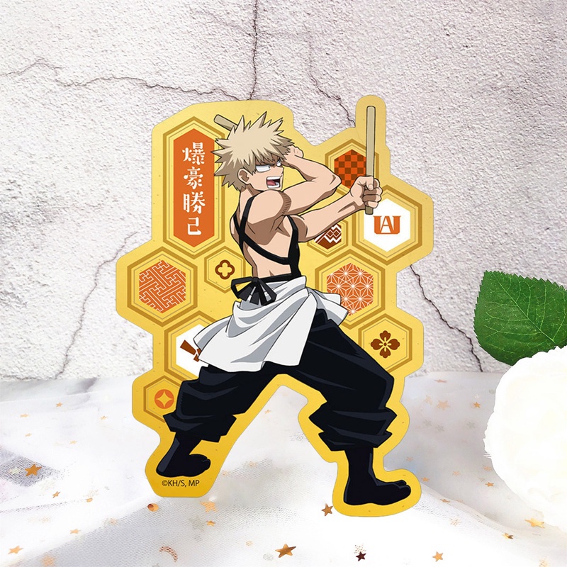 Mô Hình Đứng Bằng Acrylic Hình Anime My Hero Academia Trang Trí Bàn Làm Việc