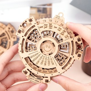 Lịch gỗ 3d lắp ráp mô hình cơ khí thủ công ba chiều