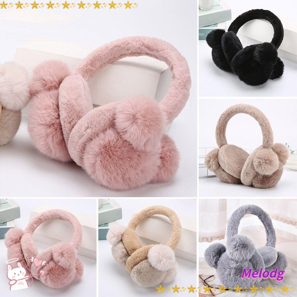 MELODG Bông Chụp Tai Giữ Ấm Mềm Mại Dành Cho Nam Và Nữ