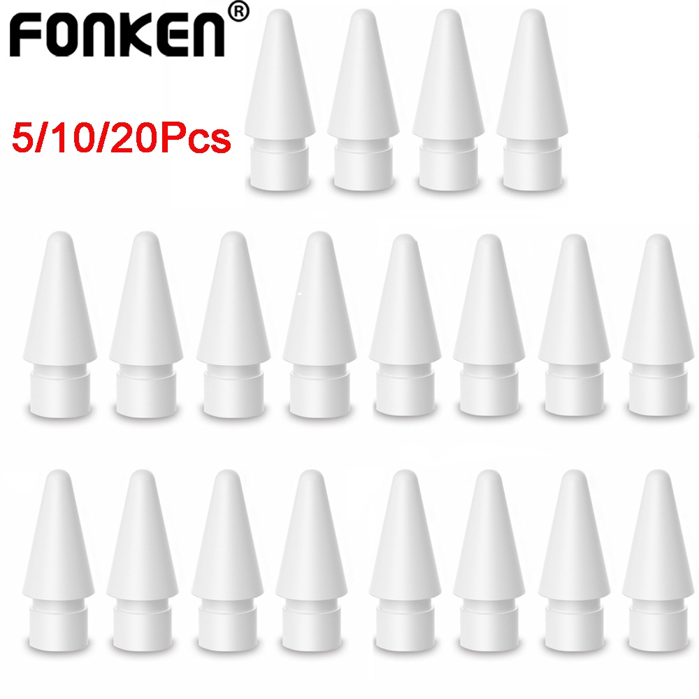 Fonken 20 Chiếc Ngòi Bút Chì Cho Bút Chì Lời Khuyên Cho Bút Chì 1St 2Nd Thế Hệ Đầu Cho Miếng Lót Bút Stylus Thay Thế Ngòi