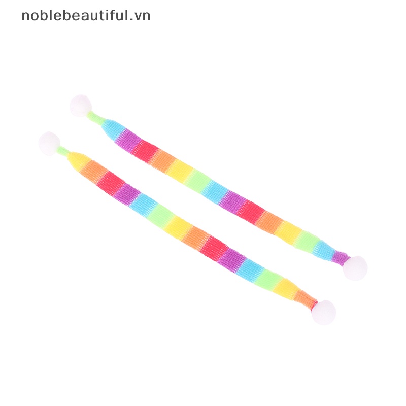 Set 2 Băng Đô Cài Tóc Dệt Kim Mini Trang Trí Nhà Búp Bê Phong Cách Giáng Sinh