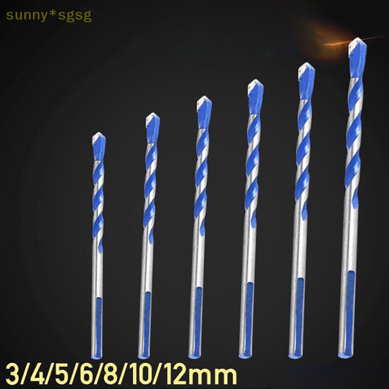 Sunny * SGSG 1 mũi khoan chất lượng cao đa năng 3mm to12 mm màu xanh dương mũi khoan xoắn mới