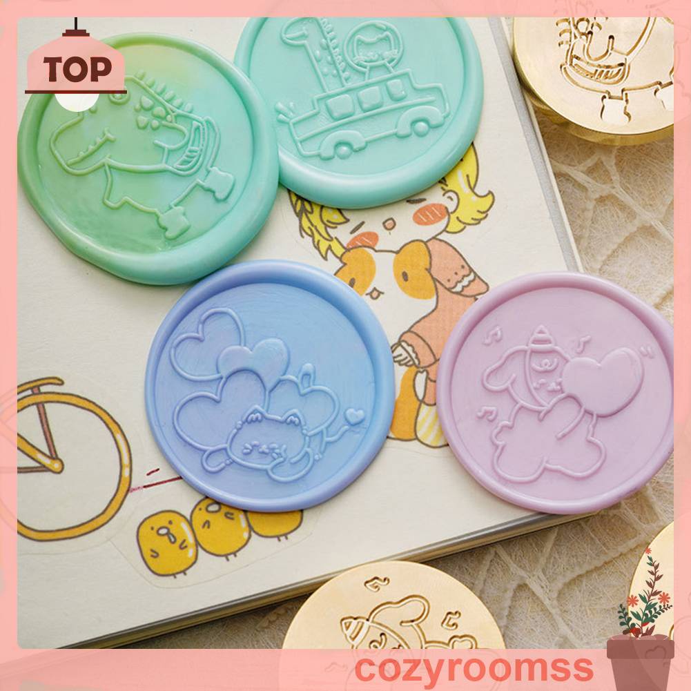 Đầu Tem Đóng Dấu Họa Tiết Hoạt Hình DIY Tùy Chỉnh Cho Thiệp Mời Đám Cưới