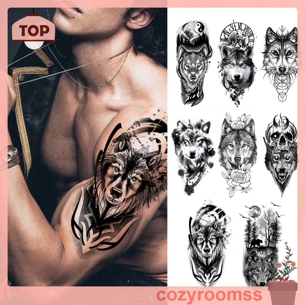 Hình Xăm Dán Tạm Thời Chống Nước Dùng Một Lần Độc Đáo