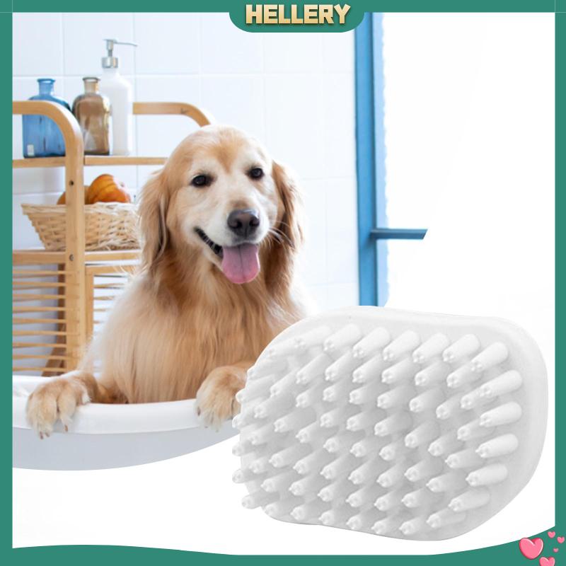 Bàn Chải Massage Tắm Cho Thú Cưng Loại Bỏ Cặn Bọ Chét