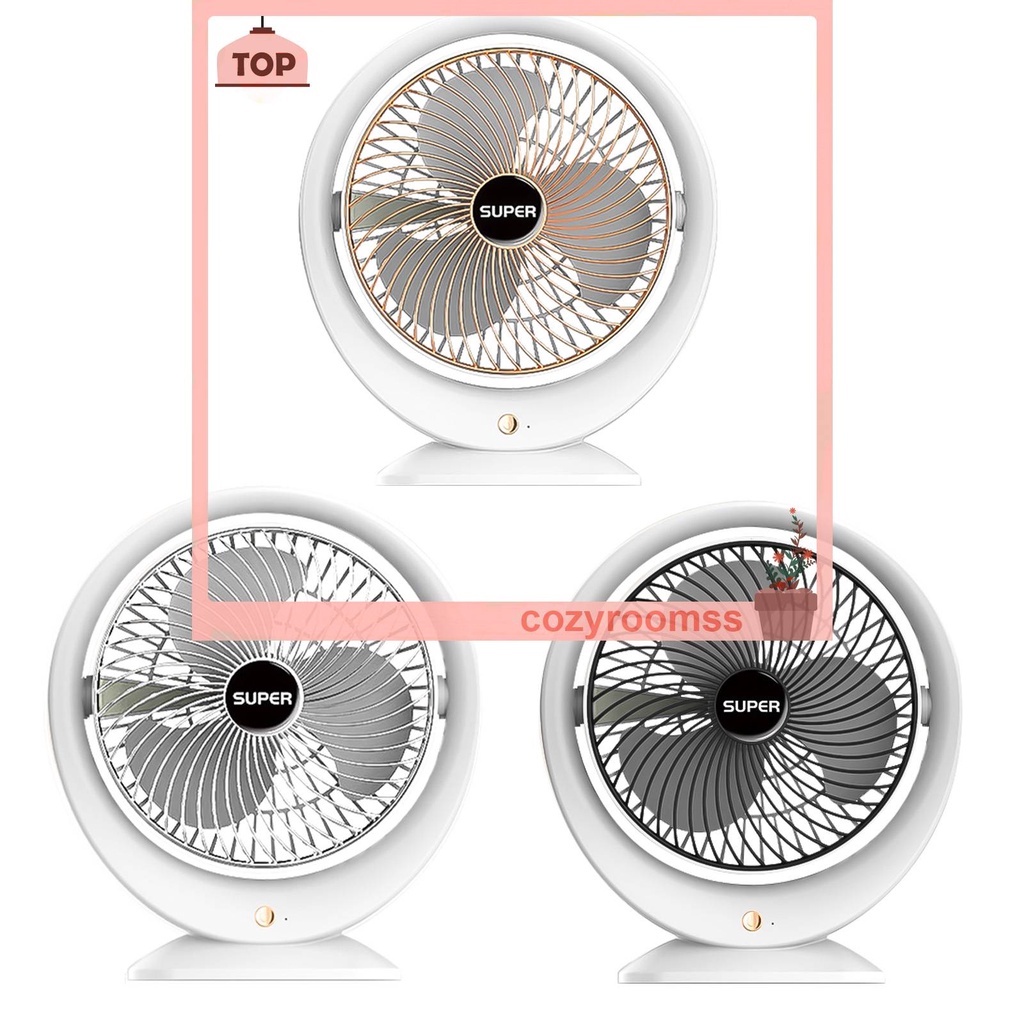 Quạt USB Mini Để Bàn Xoay 180 Độ 1200mAh 5V 4.5W Tiện Dụng Cho Gia Đình