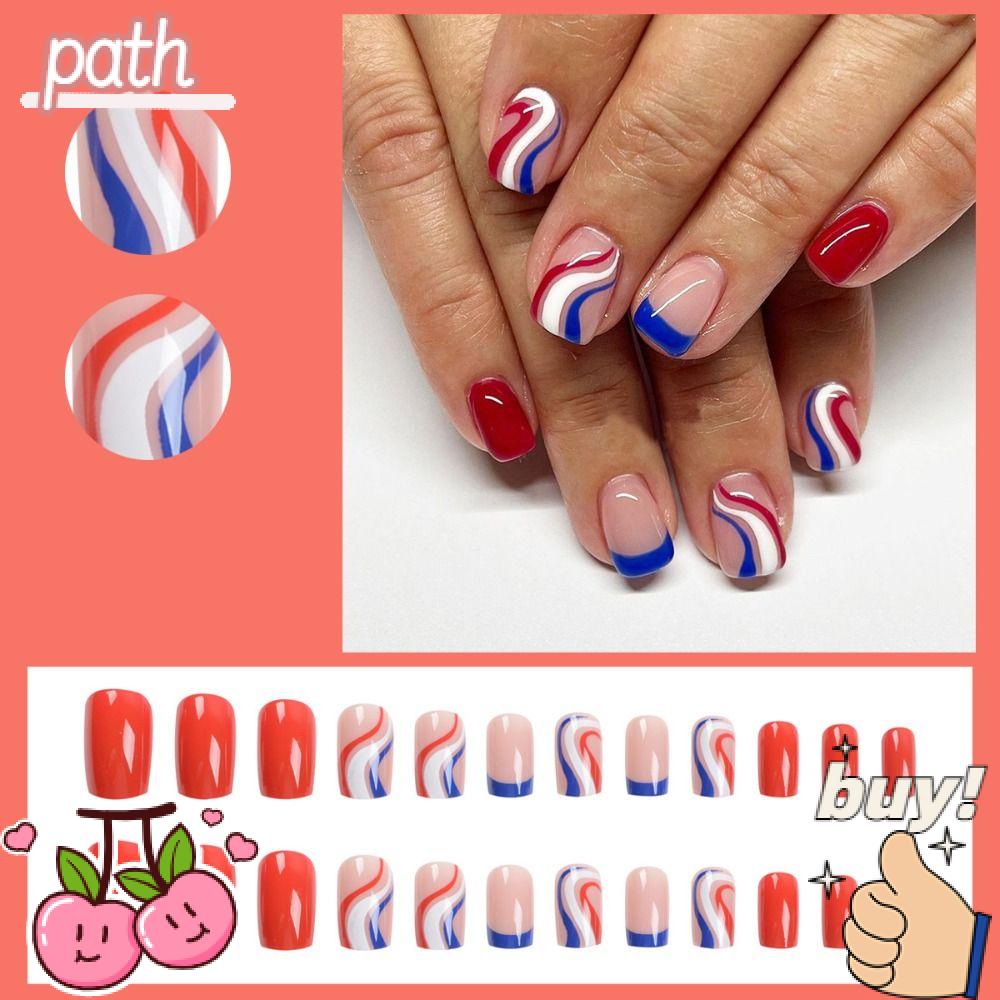 PATH Bộ Móng Tay Giả Tự Trang Trí Độc Đáo