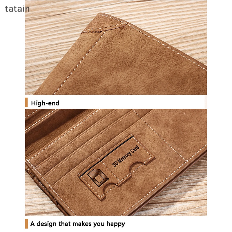 Ví Da PU Dài Kiểu Vintage Thời Trang Cho Nam