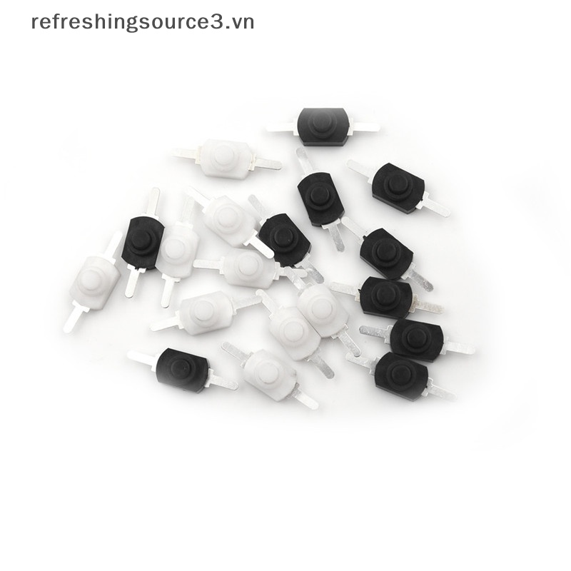 Set 10 Công Tắc Nhấn Mini Màu Đen 12 * 8MM DC 1A Cho Đèn Pin Điện 3.vn