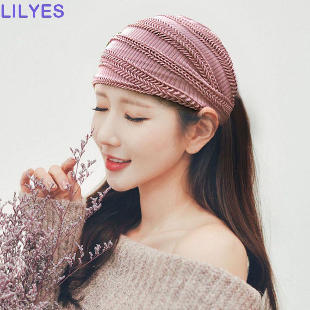 LILYES Băng Đô Rửa Mặt Dạng Lưới Phong Cách Hàn Quốc Cho Nữ